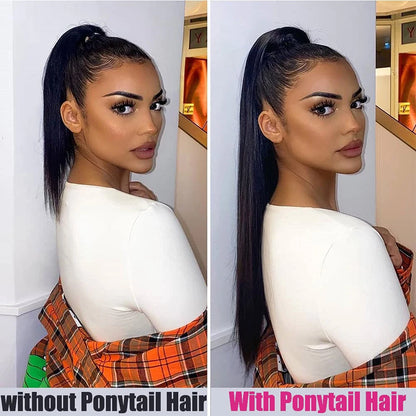 Effortless Glamour: 26-Inch Brazilian Ponytail