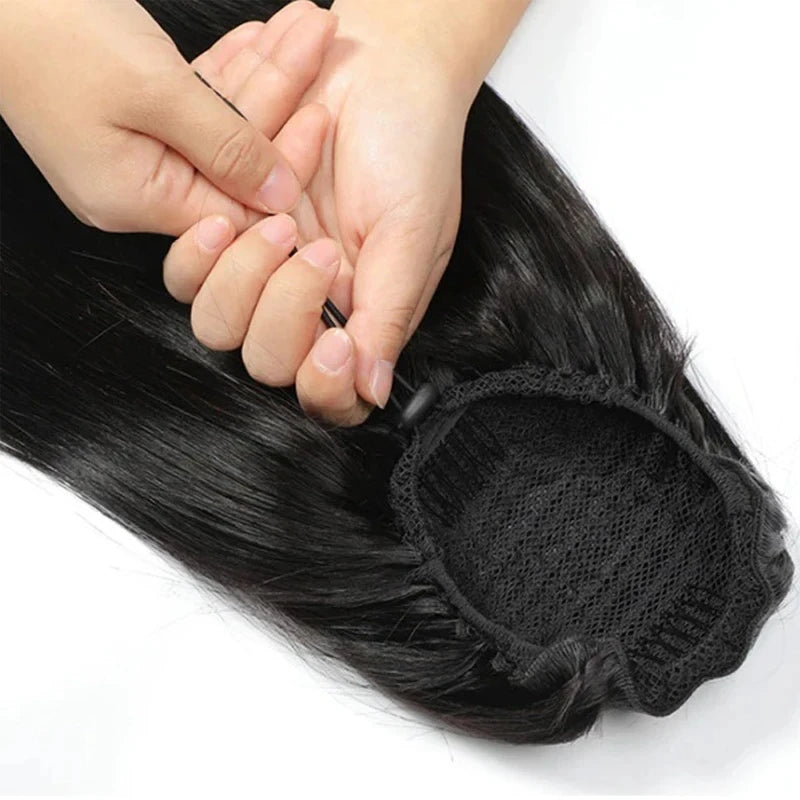 Effortless Glamour: 26-Inch Brazilian Ponytail
