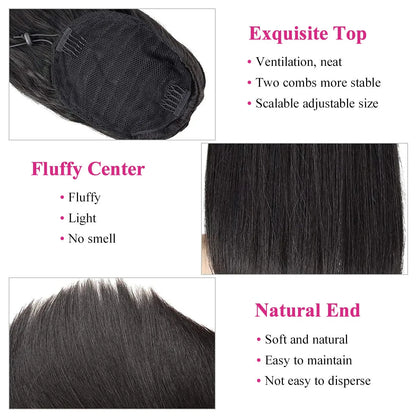 Effortless Glamour: 26-Inch Brazilian Ponytail