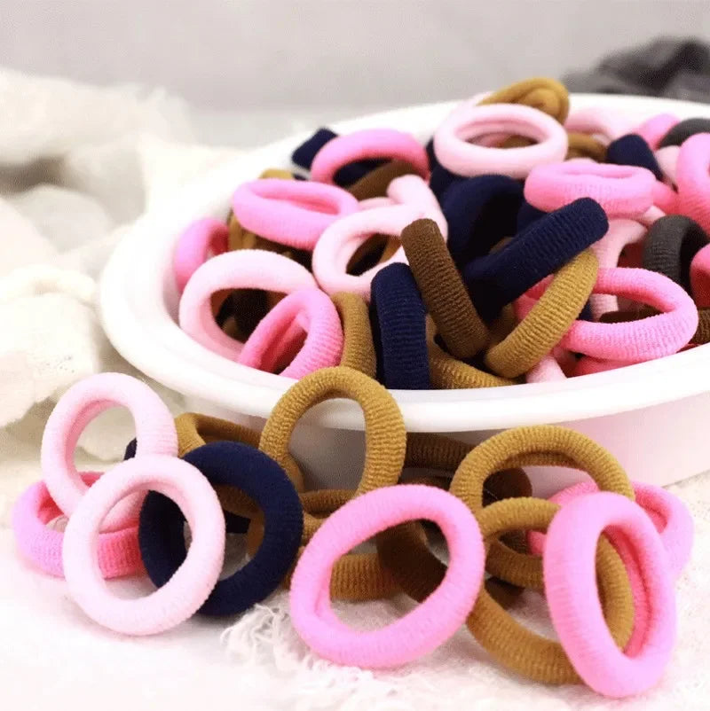 Vibrant Nylon Hair Bands Collection
