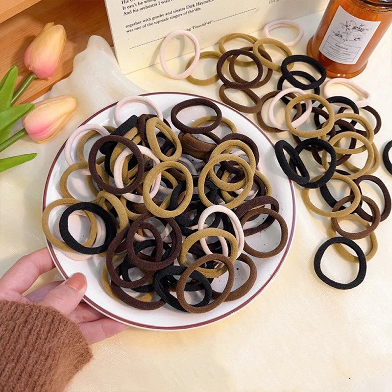 Vibrant Four Seasons Elastic Hair Bands
