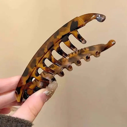 Tortoiseshell Fish Shape Hair Clasp