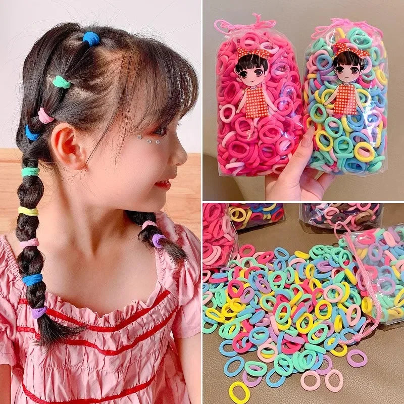 Vibrant Nylon Hair Bands Collection