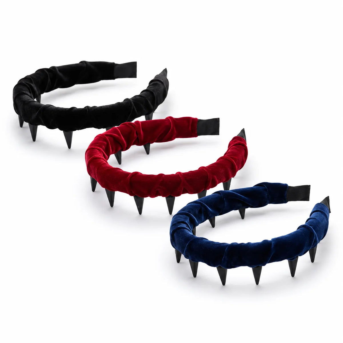 Velvet Spike Headbands Bundle