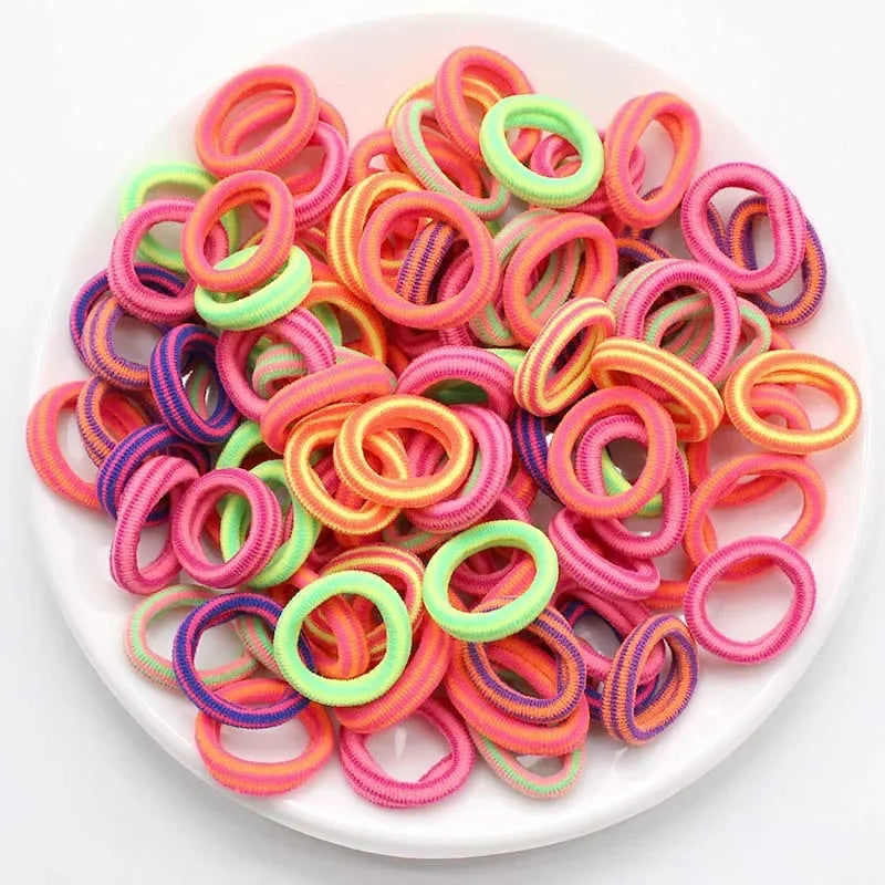 Vibrant Nylon Hair Bands Collection