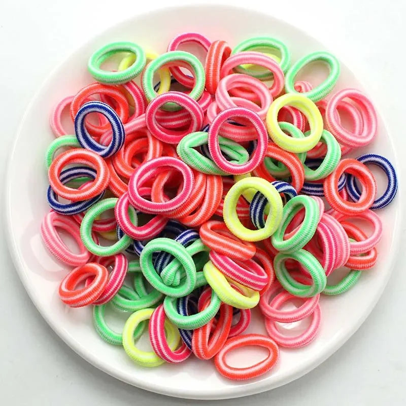 Vibrant Nylon Hair Bands Collection