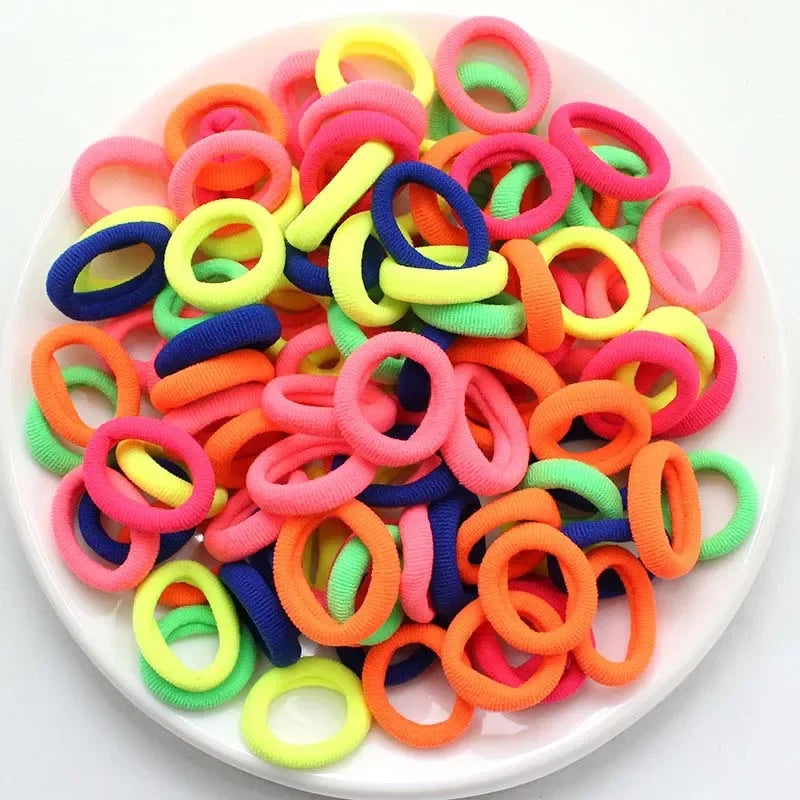 Vibrant Nylon Hair Bands Collection