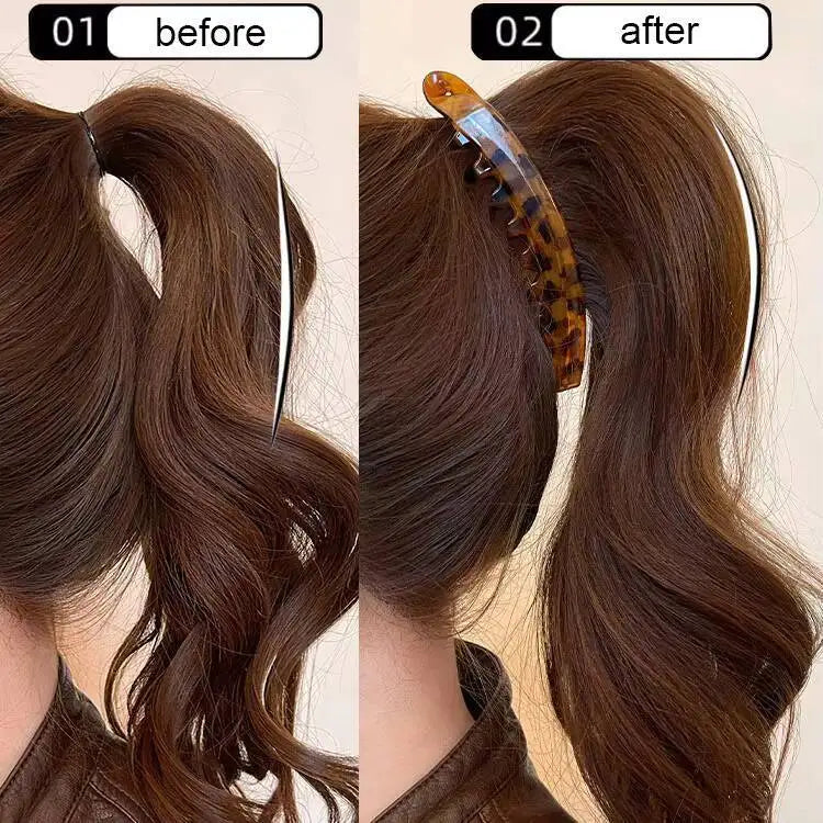 Tortoiseshell Fish Shape Hair Clasp