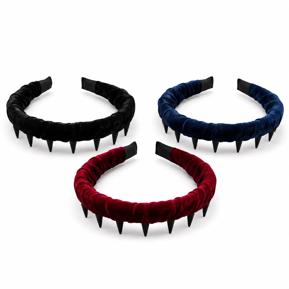 Velvet Spike Headbands Bundle
