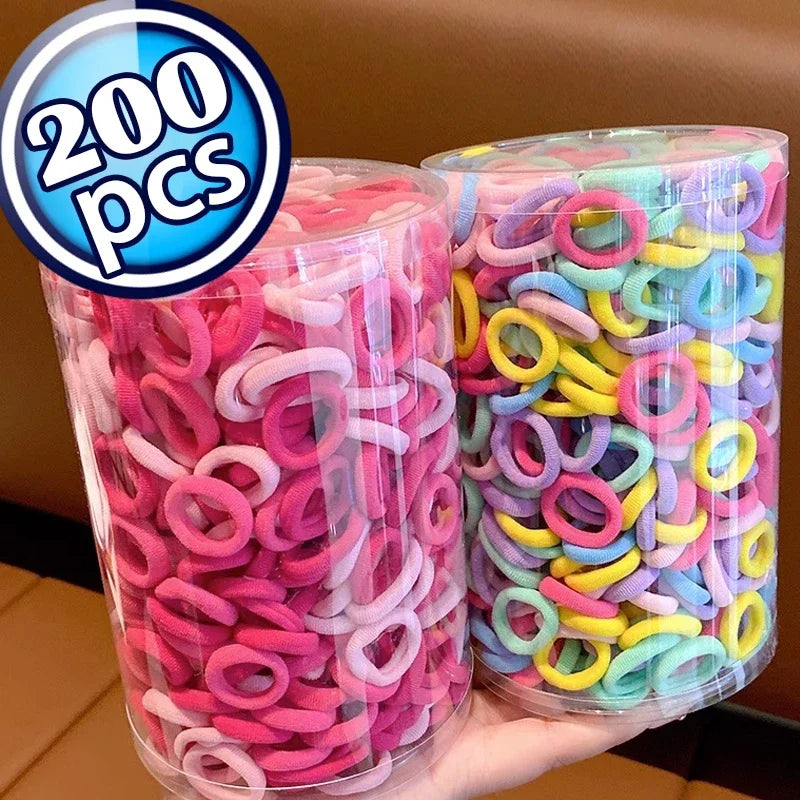 Vibrant Nylon Hair Bands Collection