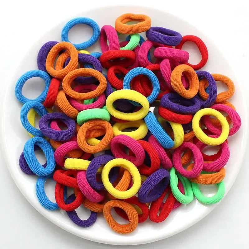 Vibrant Nylon Hair Bands Collection
