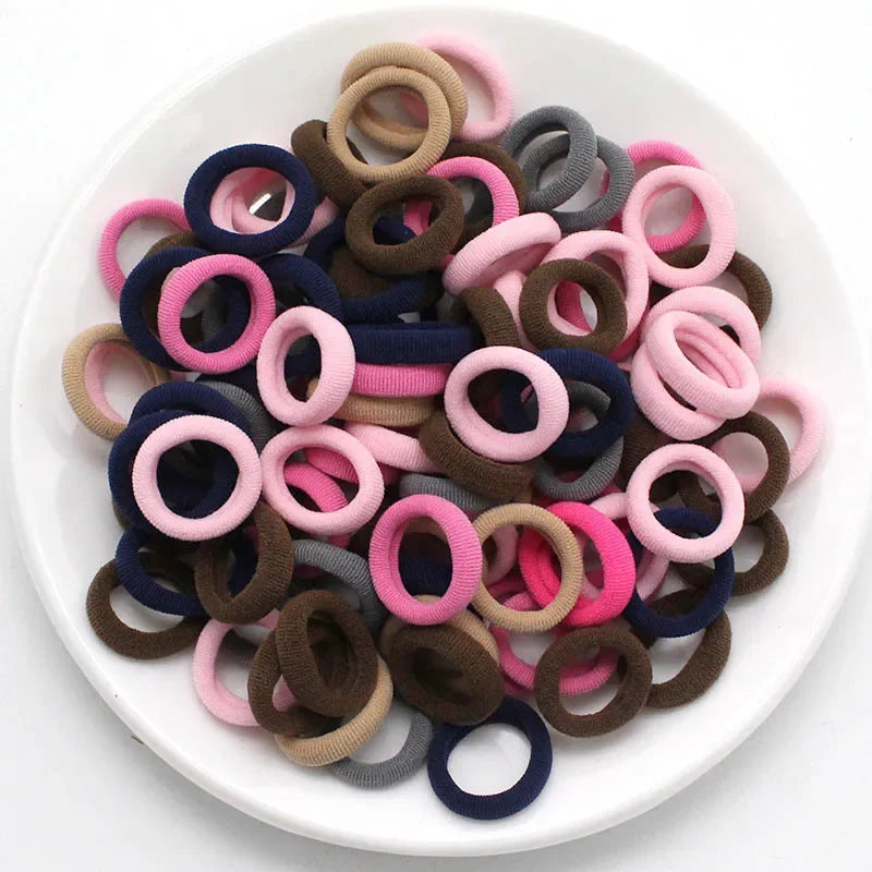 Vibrant Nylon Hair Bands Collection