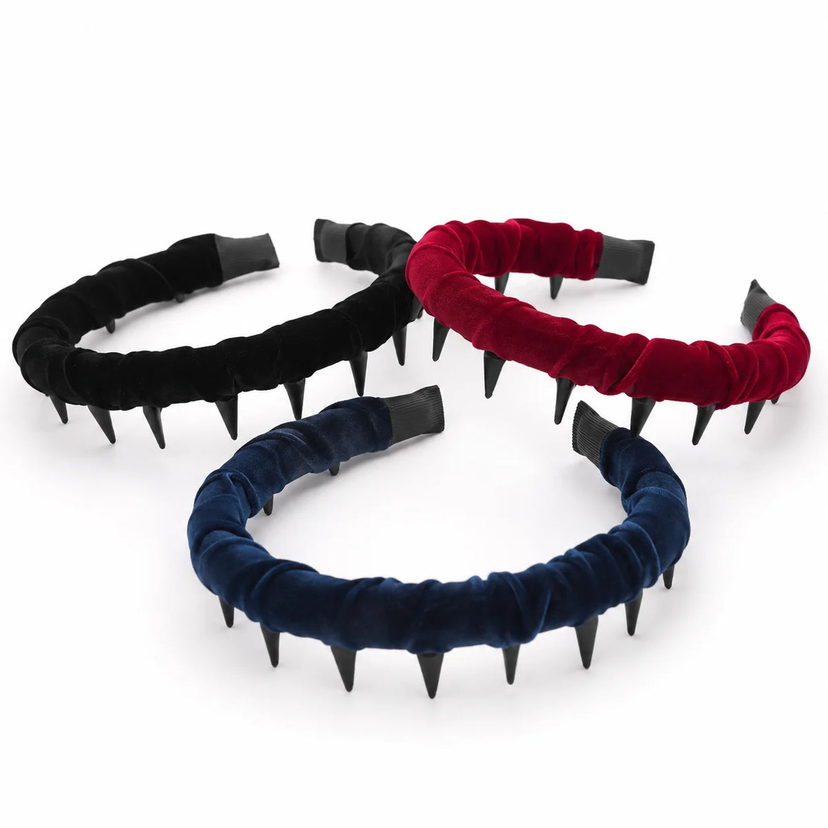 Velvet Spike Headbands Bundle