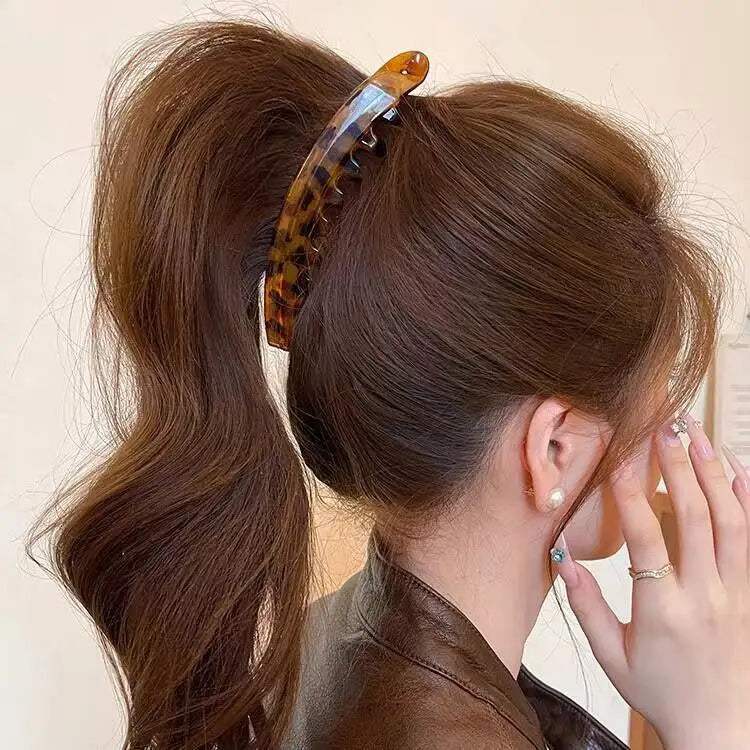 Tortoiseshell Fish Shape Hair Clasp